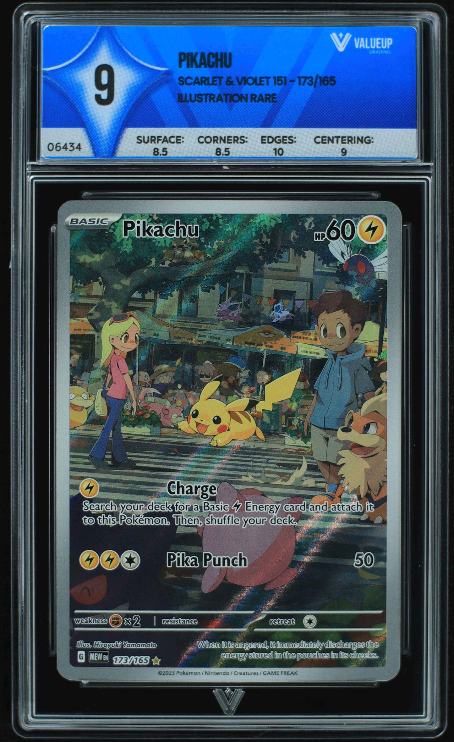 06434 PIKACHU Grading Card