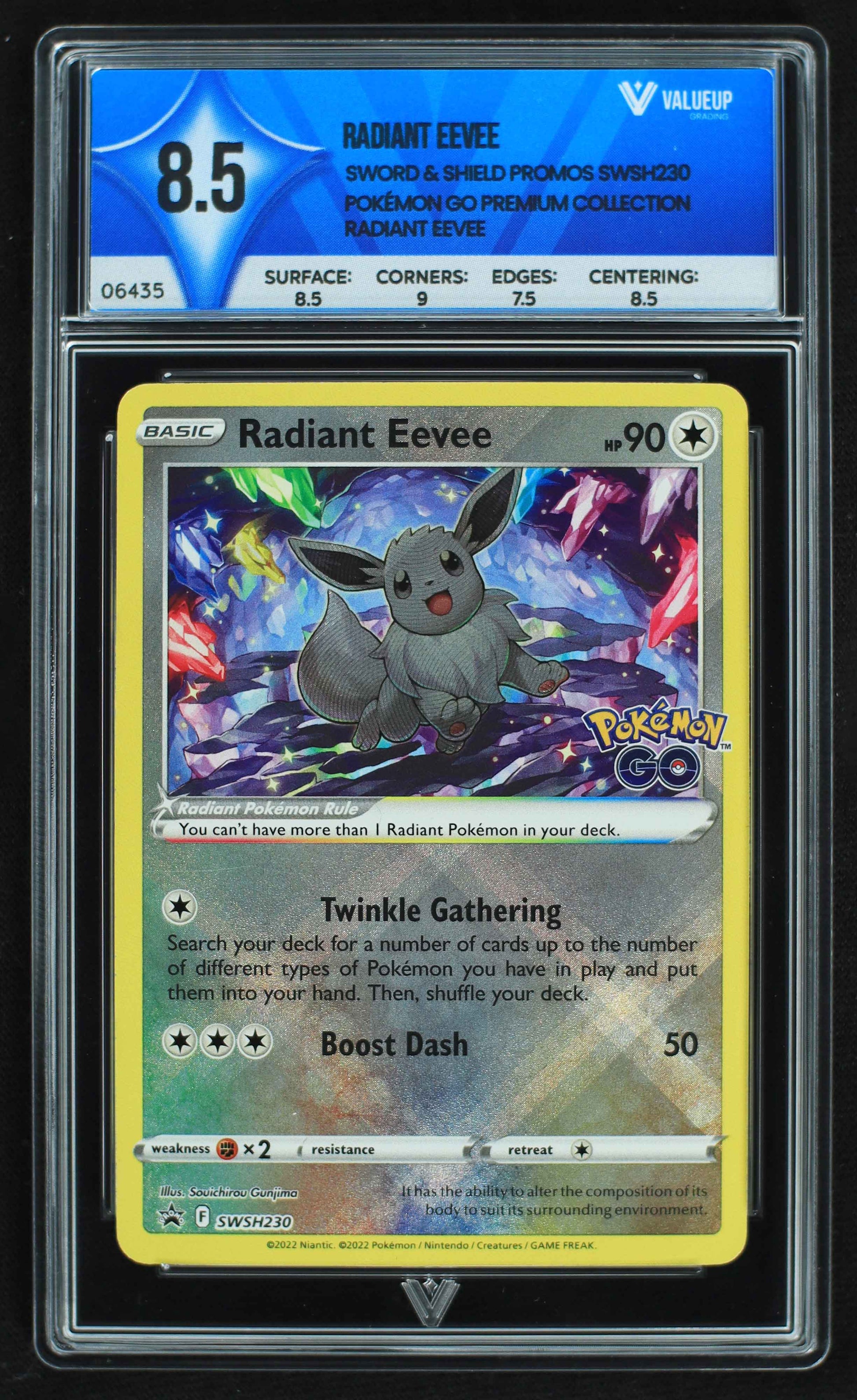 06435 RADIANT EEVEE Grading Card