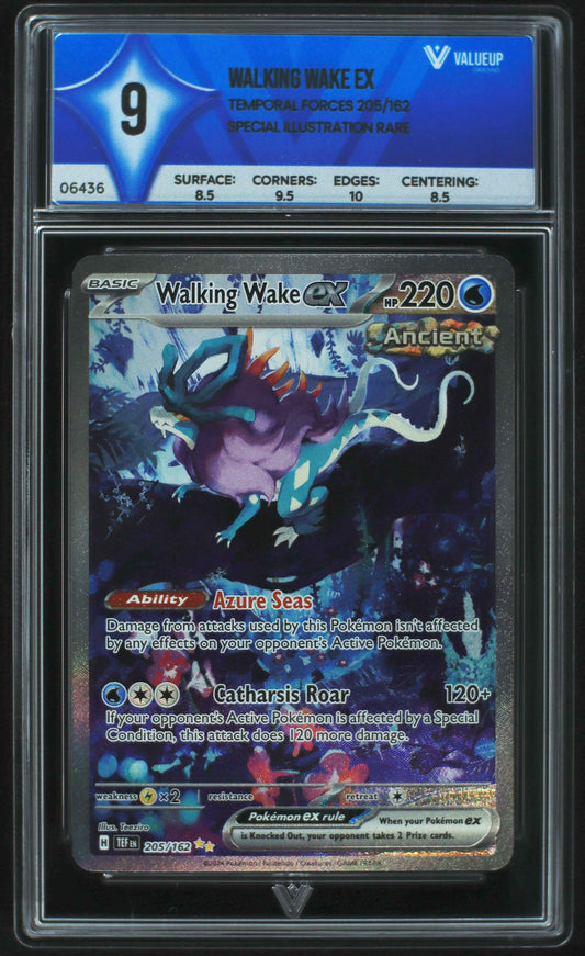 06436 WALKING WAKE EX Grading Card