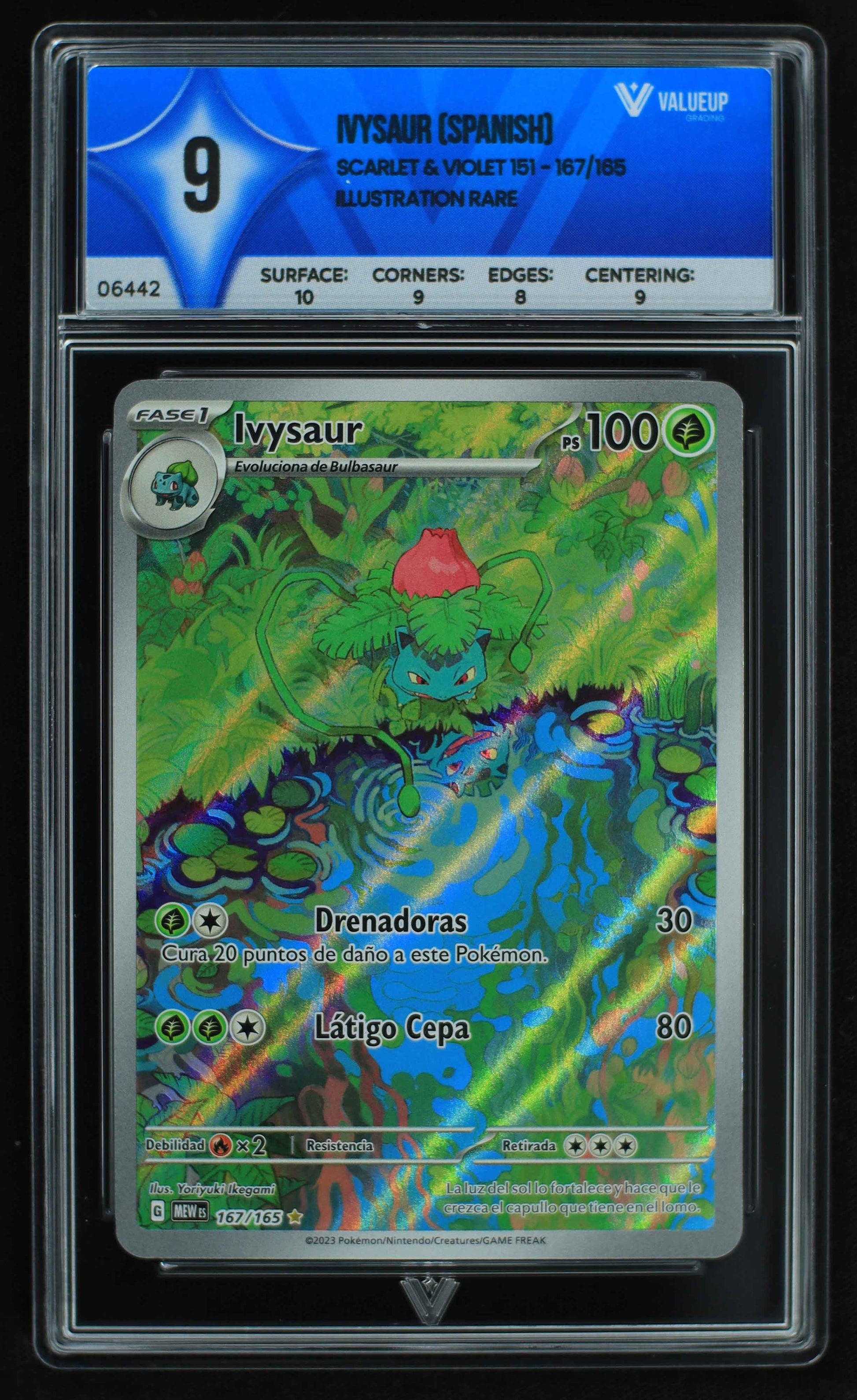 06442 IVYSAUR (SPANISH) Grading Card