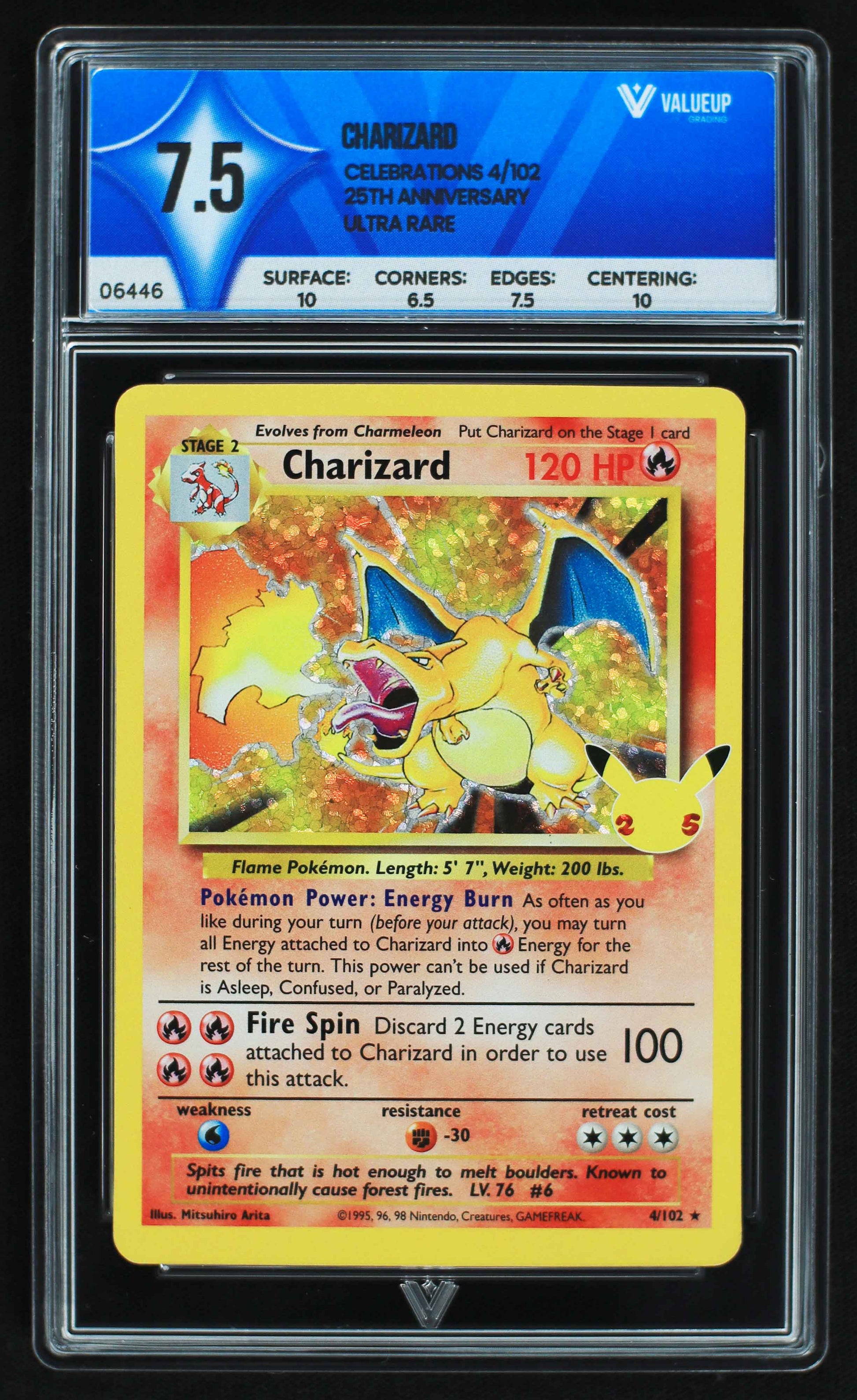 06446 CHARIZARD Grading Card