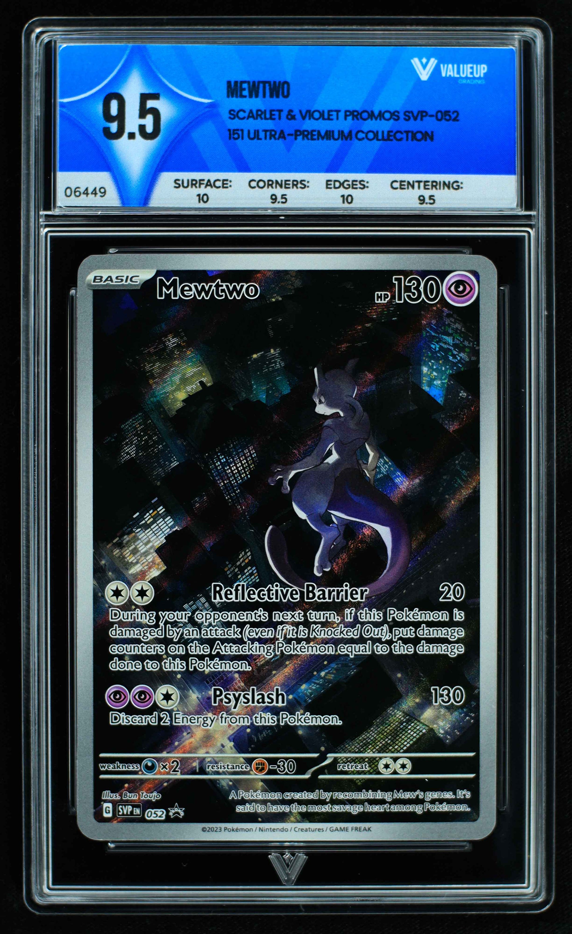 06449 MEWTWO Grading Card