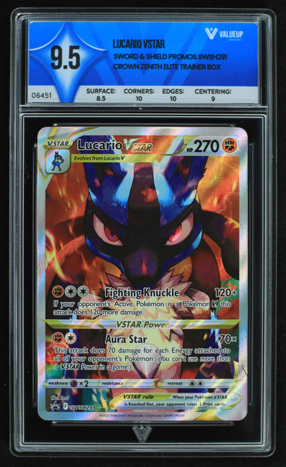 06451 LUCARIO VSTAR Grading Card