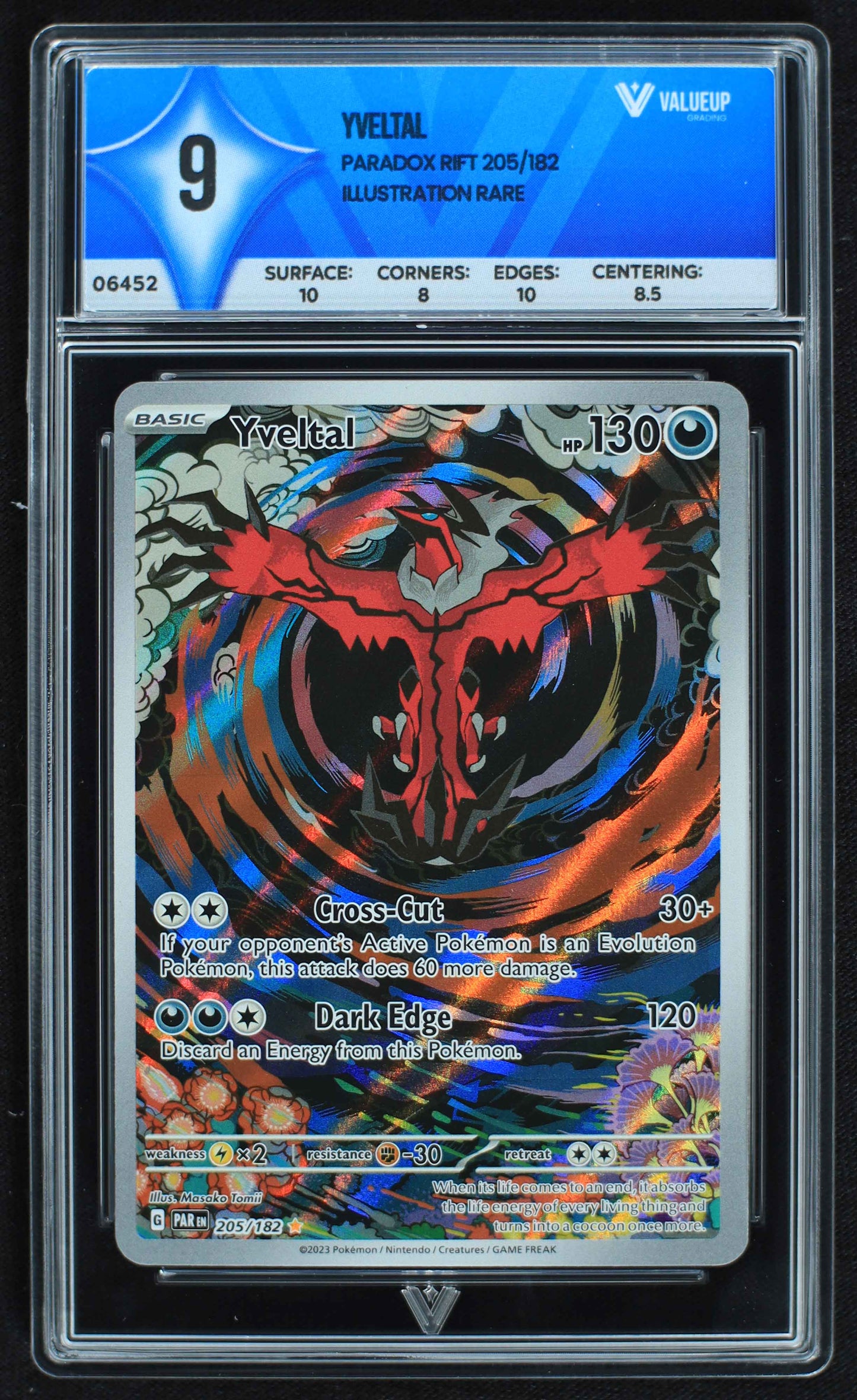06452 YVELTAL Grading Card