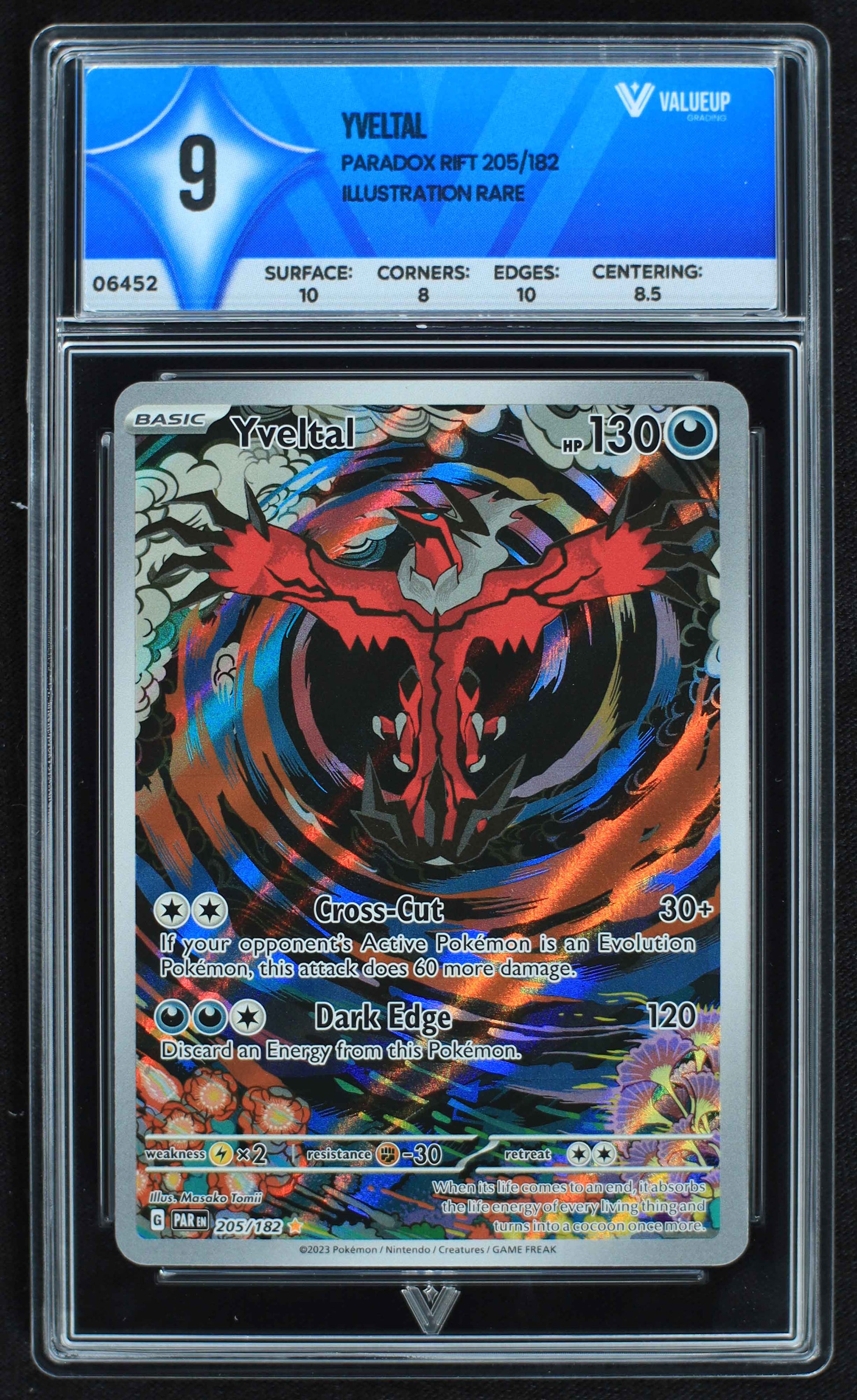 06452 YVELTAL Grading Card