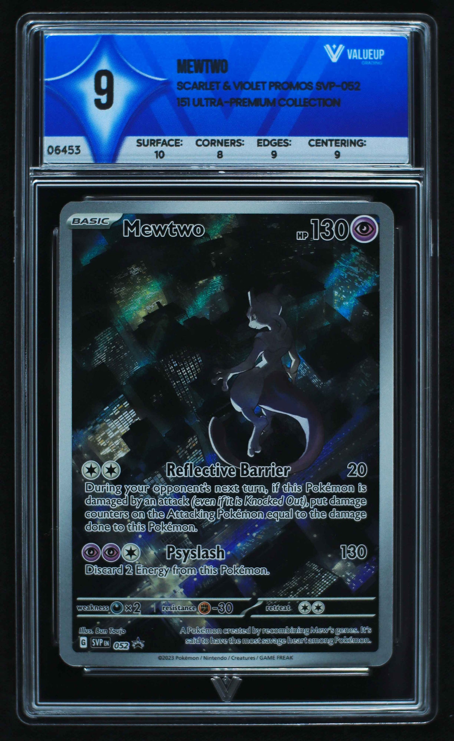06453 MEWTWO Grading Card
