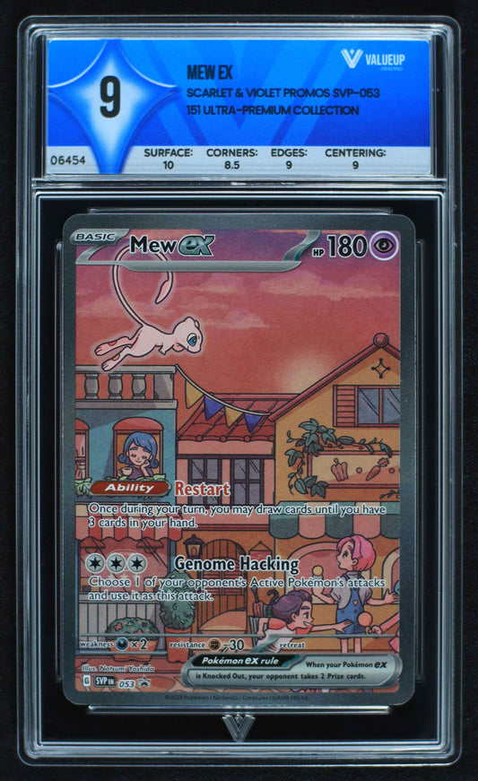 06454 MEW EX Grading Card