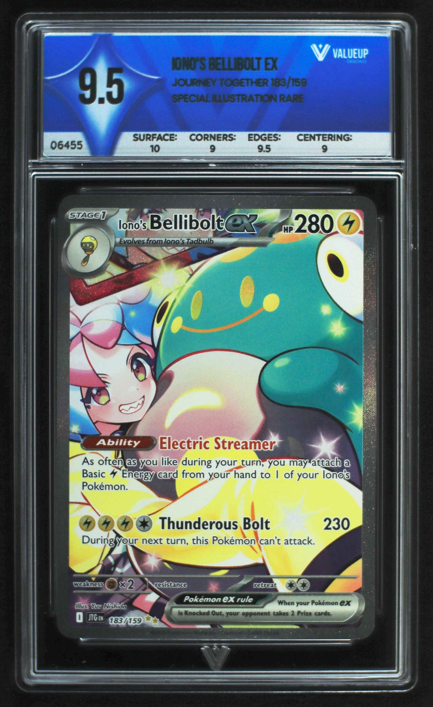 06455 IONO'S BELLIBOLT EX Grading Card