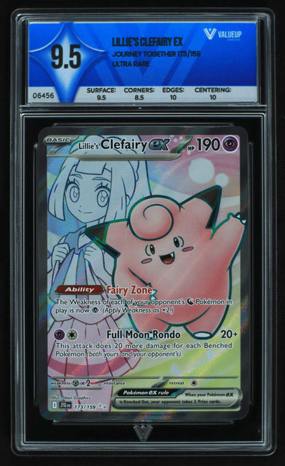 06456 LILLIE'S CLEFAIRY EX Grading Card