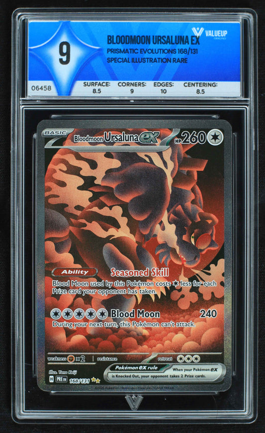 06458 BLOODMOON URSALUNA EX Grading Card