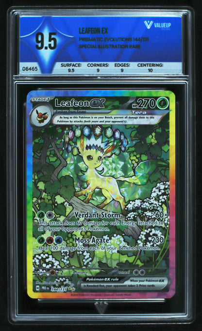 06465 LEAFEON EX Grading Card