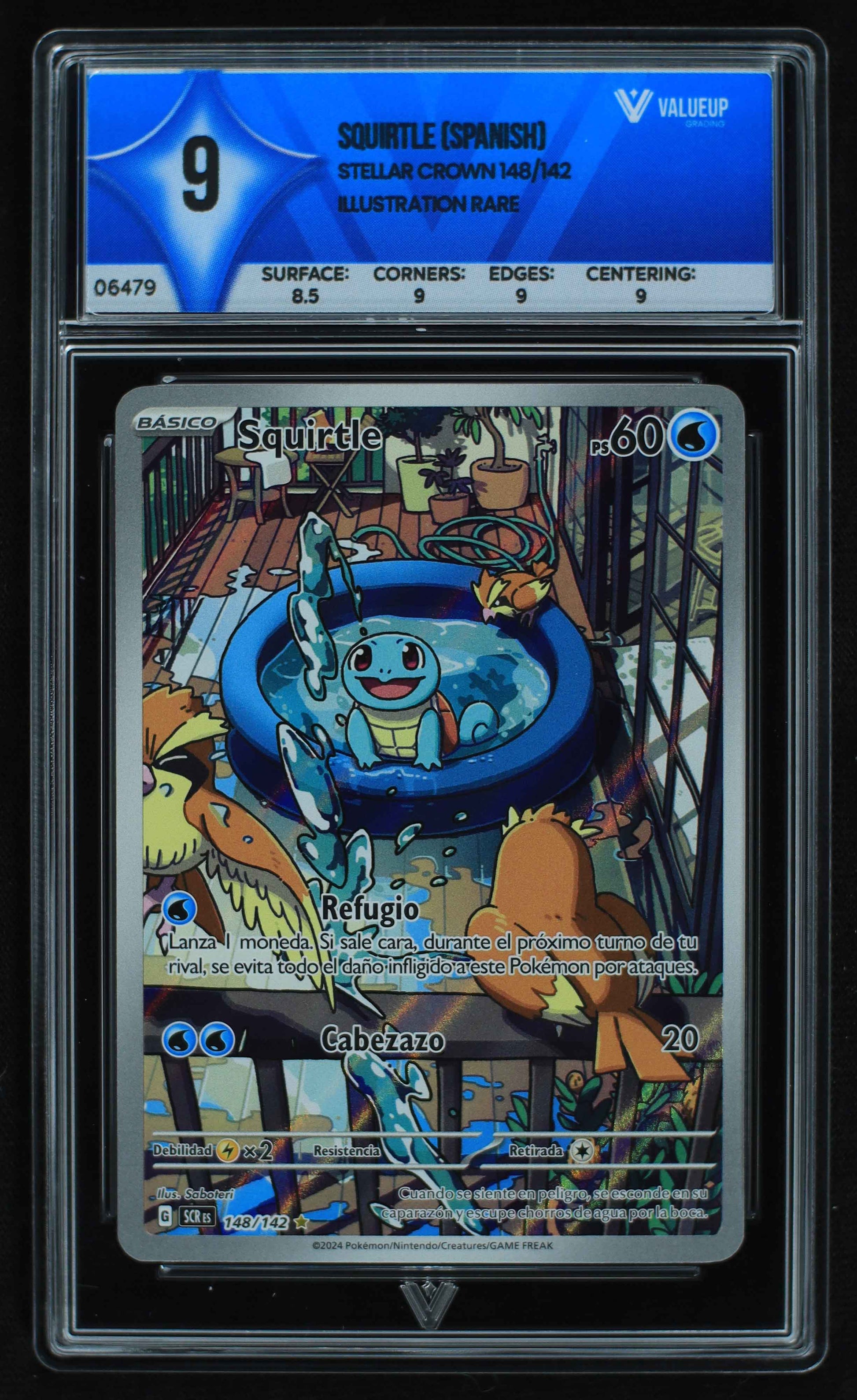 06479 SQUIRTLE (SPANISH) Grading Card