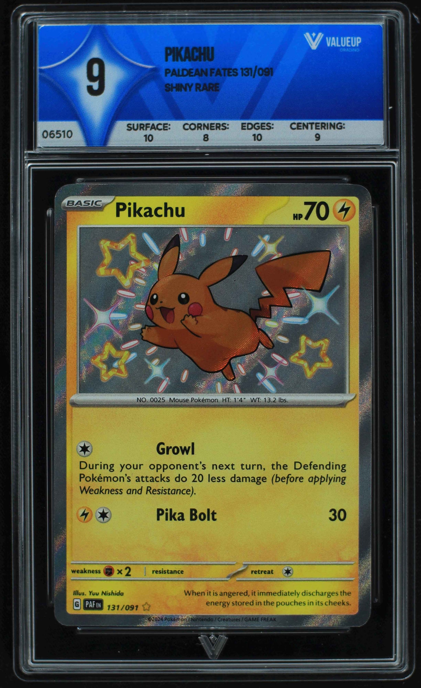 06510 PIKACHU Grading Card