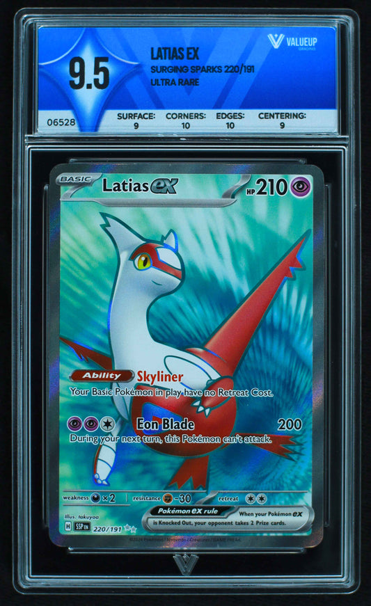 06528 LATIAS EX Grading Card