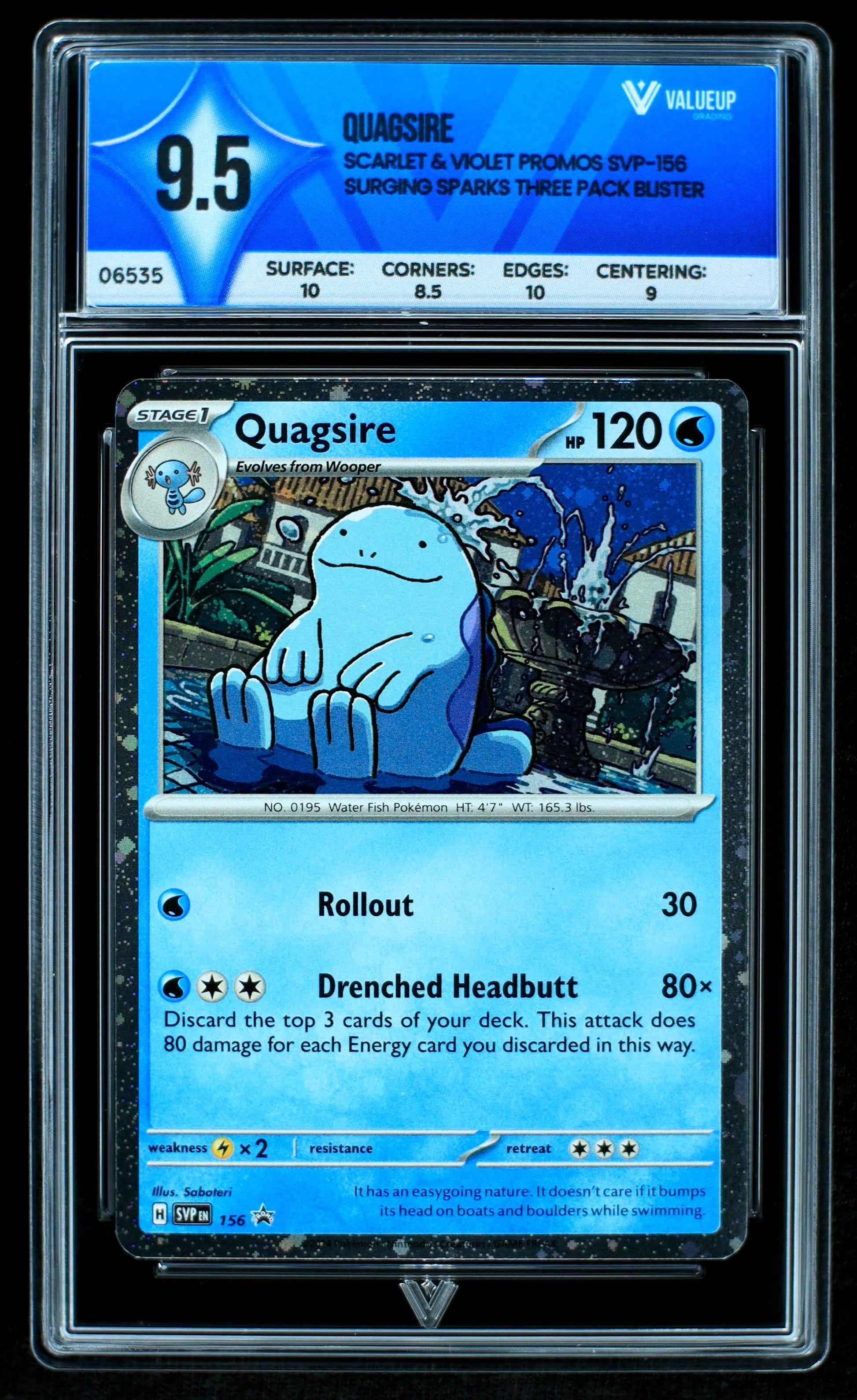 06535 QUAGSIRE Grading Card