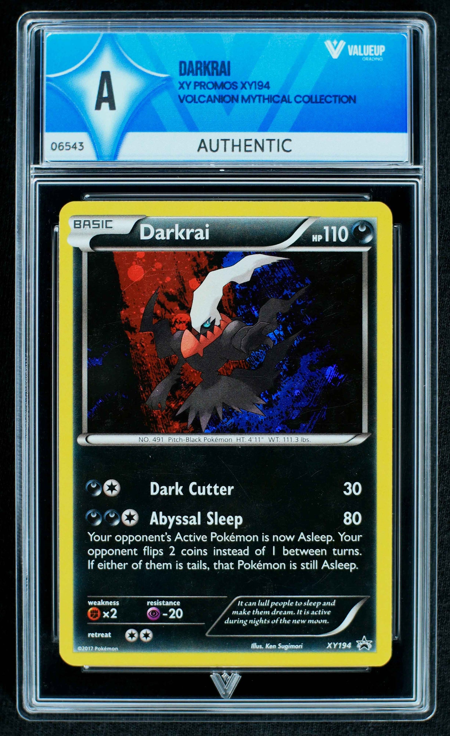 06543 DARKRAI Grading Card