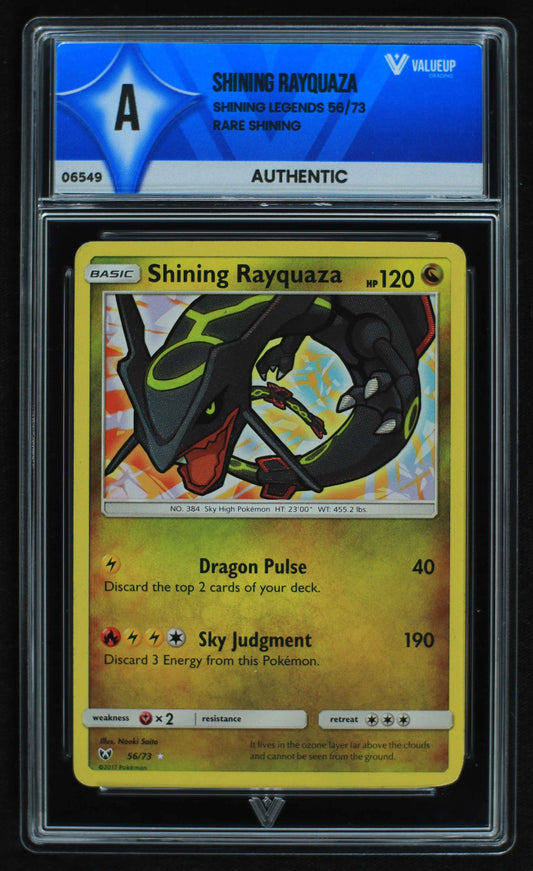 06549 SHINING RAYQUAZA Grading Card