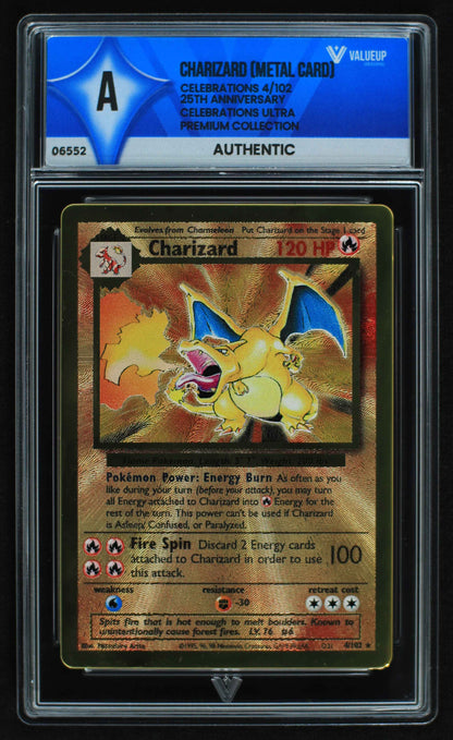06552 CHARIZARD (METAL CARD) Grading Card