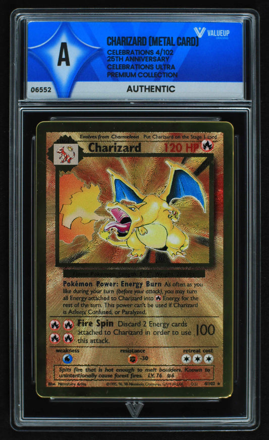 06552 CHARIZARD (METAL CARD) Grading Card