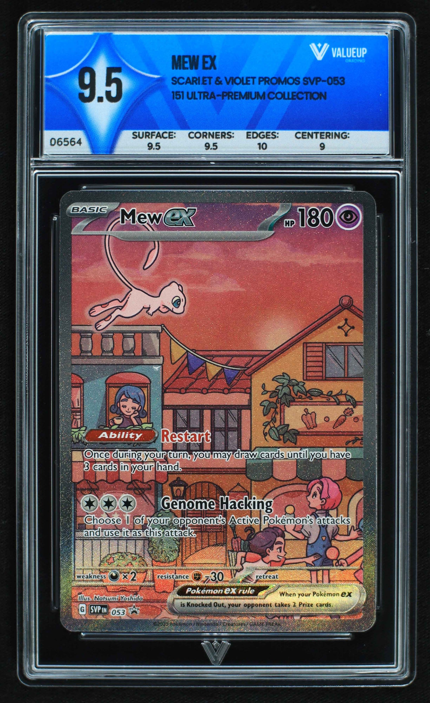 06564 MEW EX Grading Card