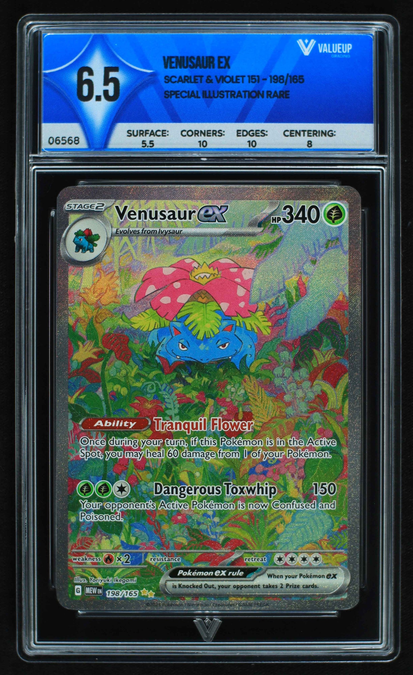 06568 VENUSAUR EX Grading Card