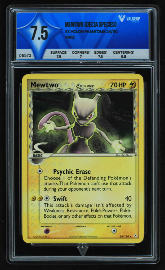 06572 MEWTWO (DELTA SPECIES) Grading Card