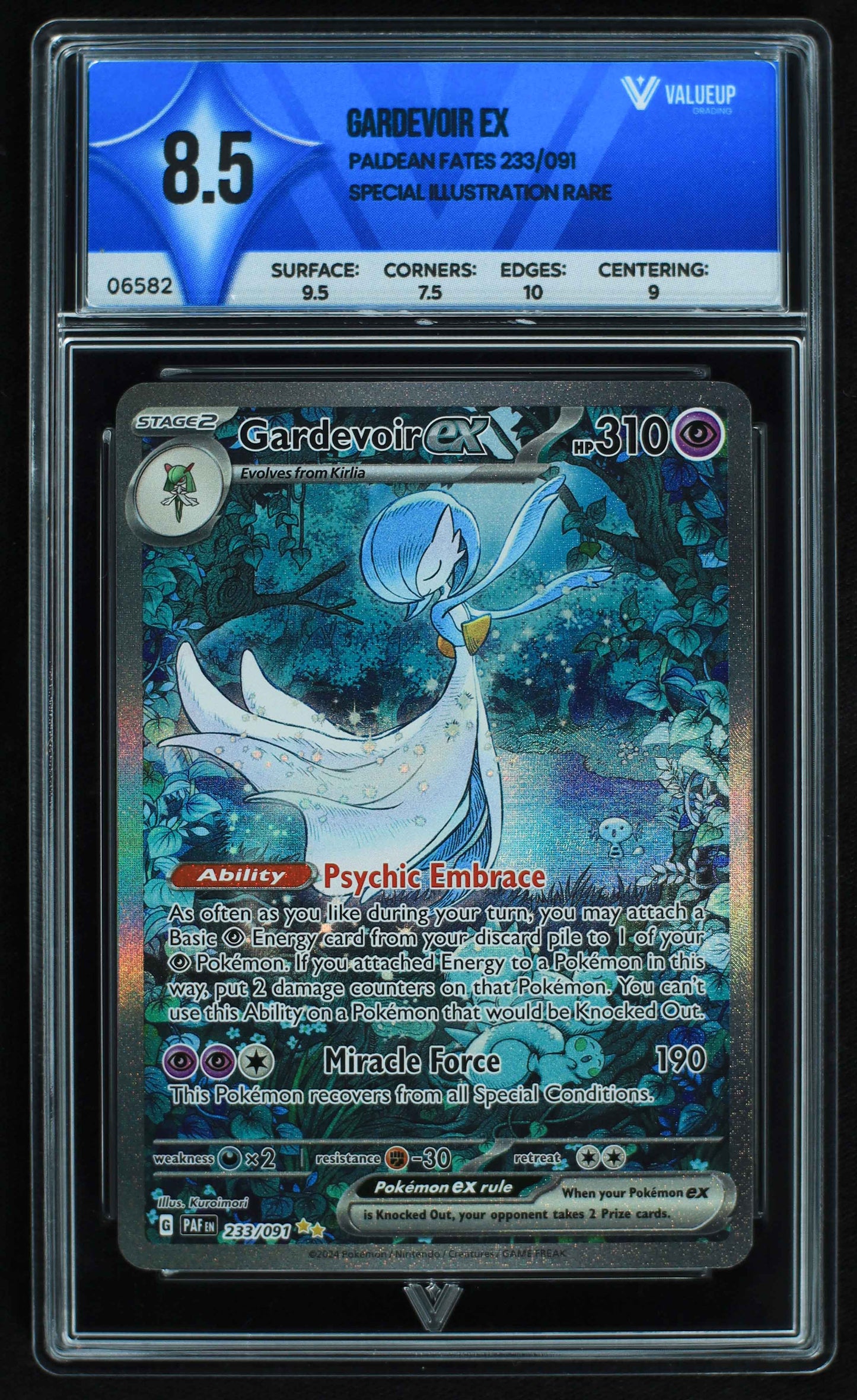 06582 GARDEVOIR EX Grading Card
