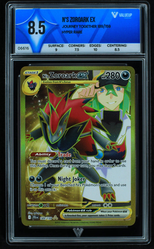 06616 N'S ZOROARK EX Grading Card