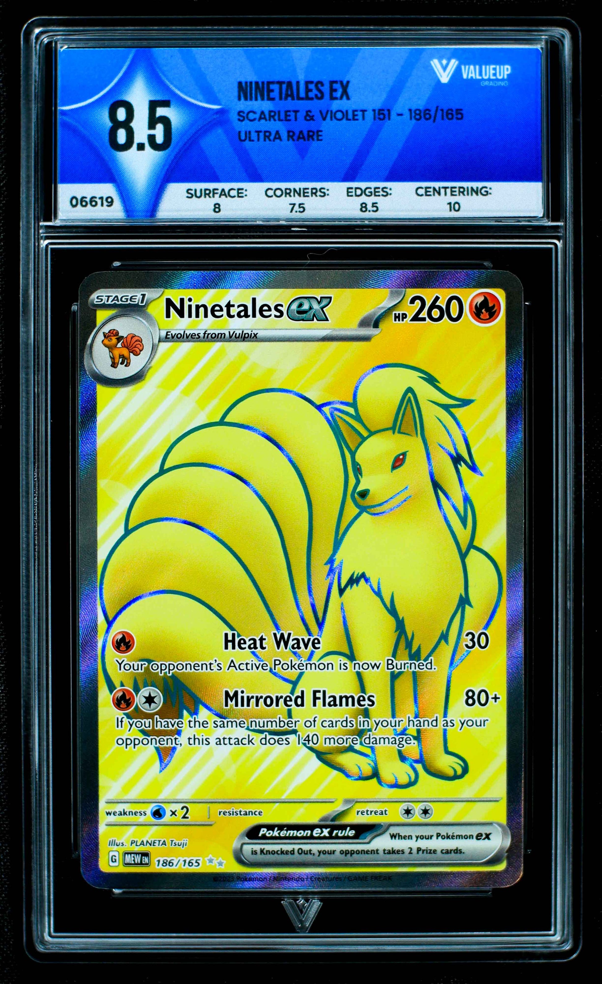 Grading Card Ninetales ex