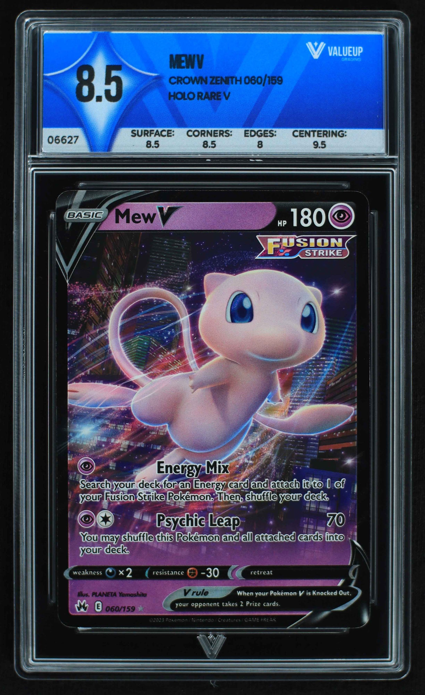 06627 MEW V Grading Card