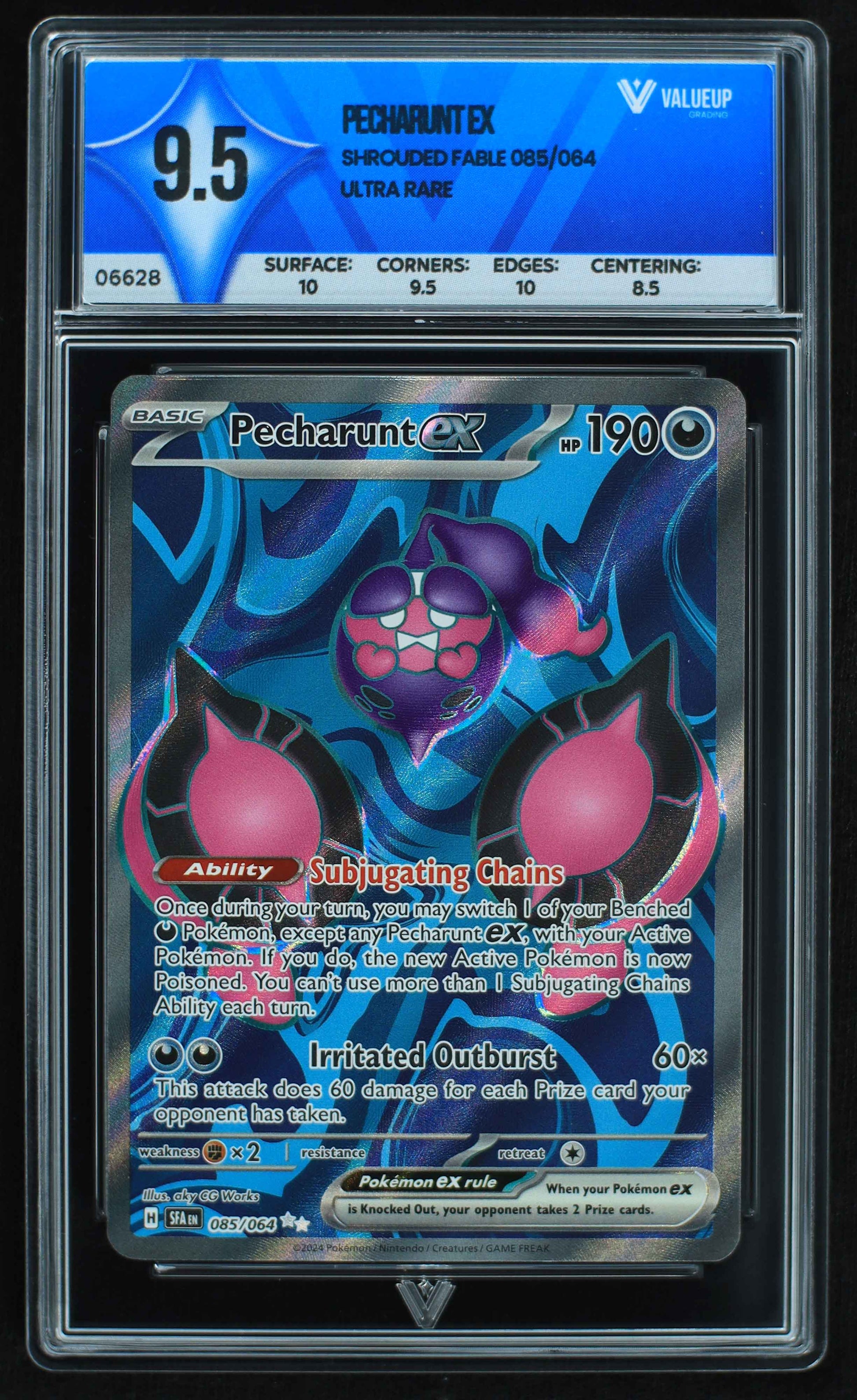 06628 PECHARUNT EX Grading Card