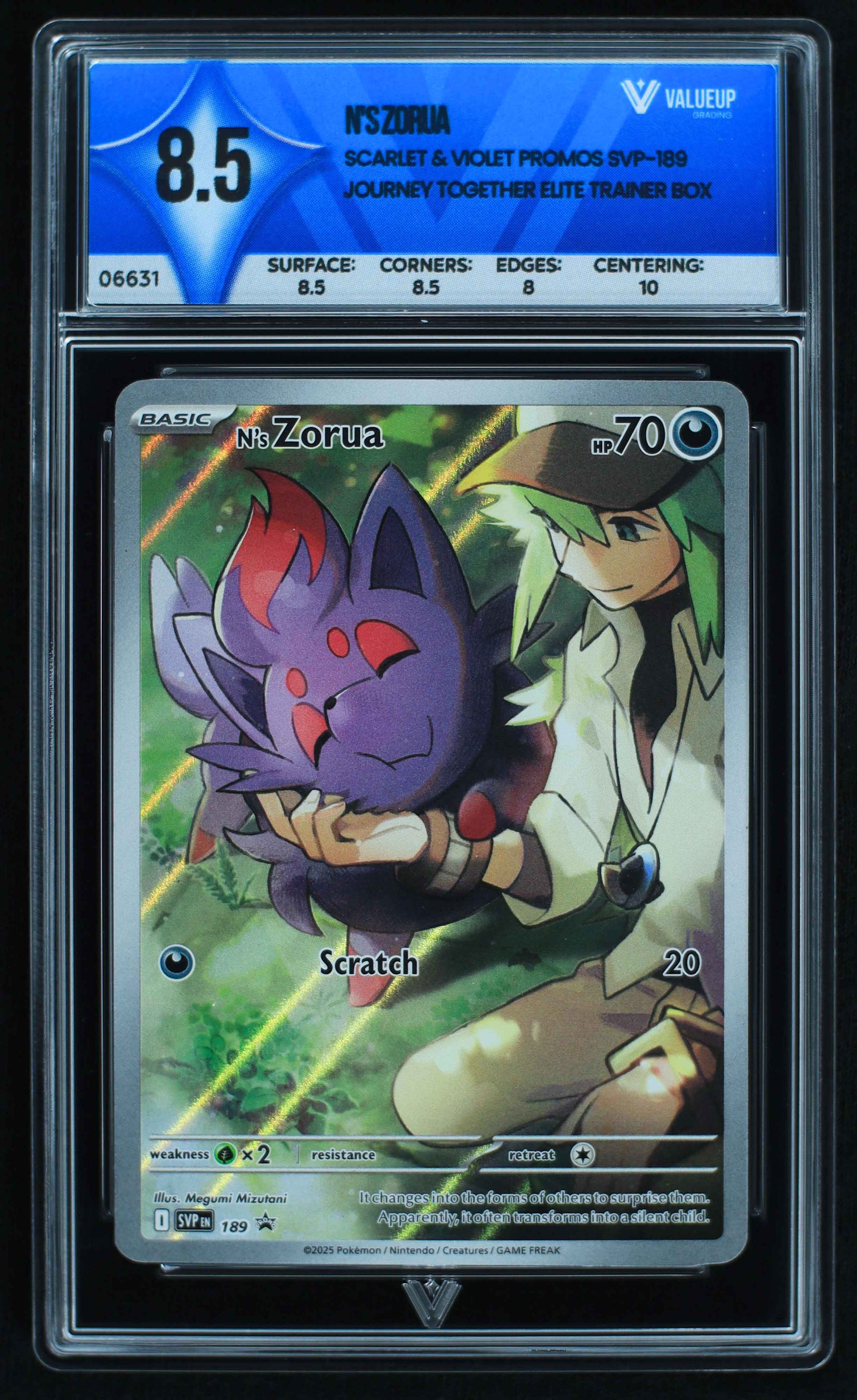 06631 N'S ZORUA Grading Card