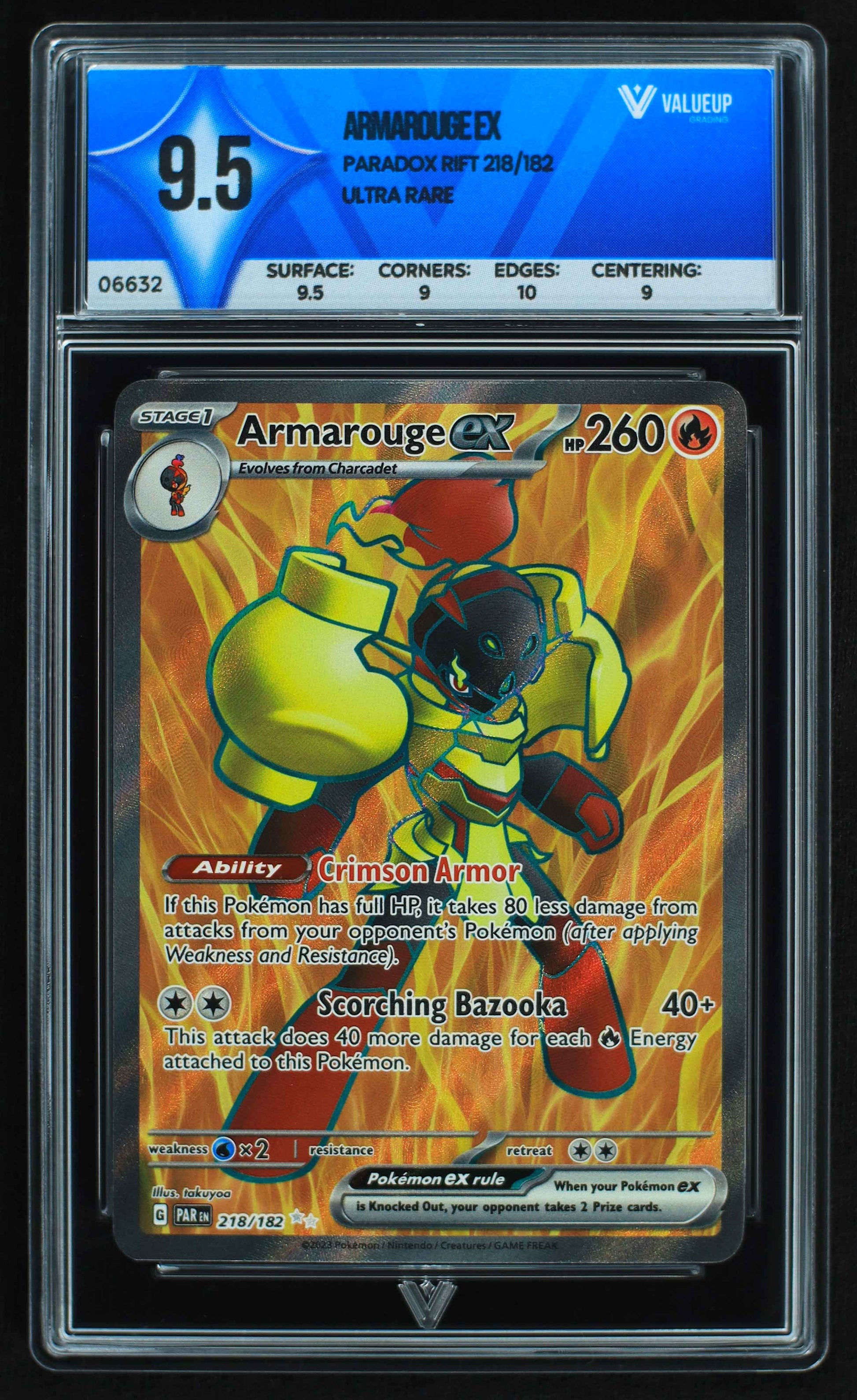06632 ARMAROUGE EX Grading Card