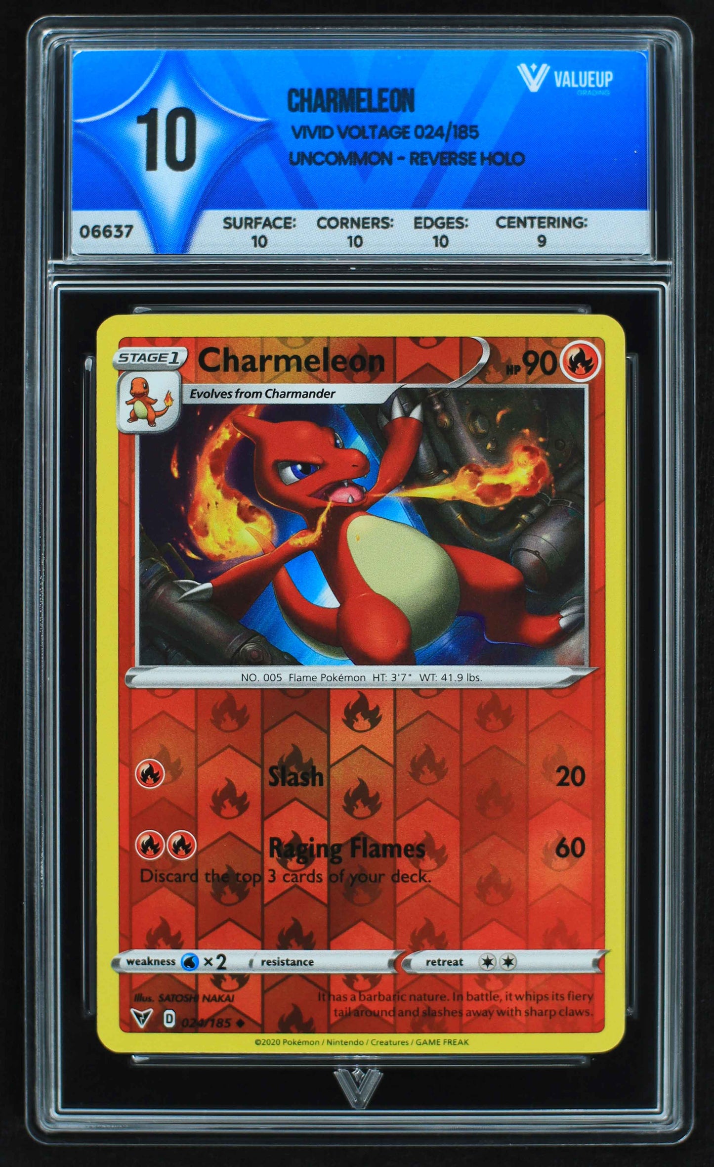 06637 CHARMELEON Grading Card
