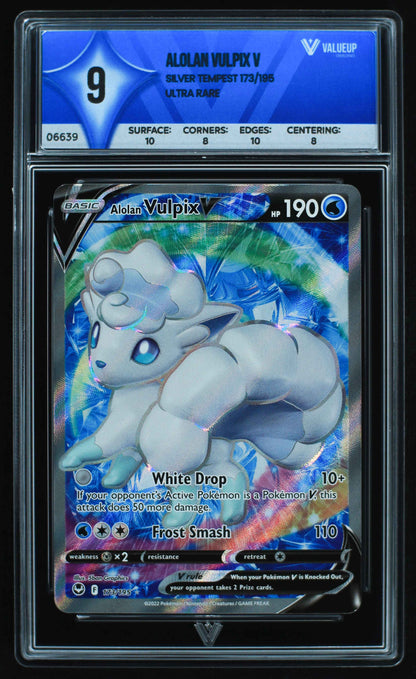 06639 ALOLAN VULPIX V Grading Card
