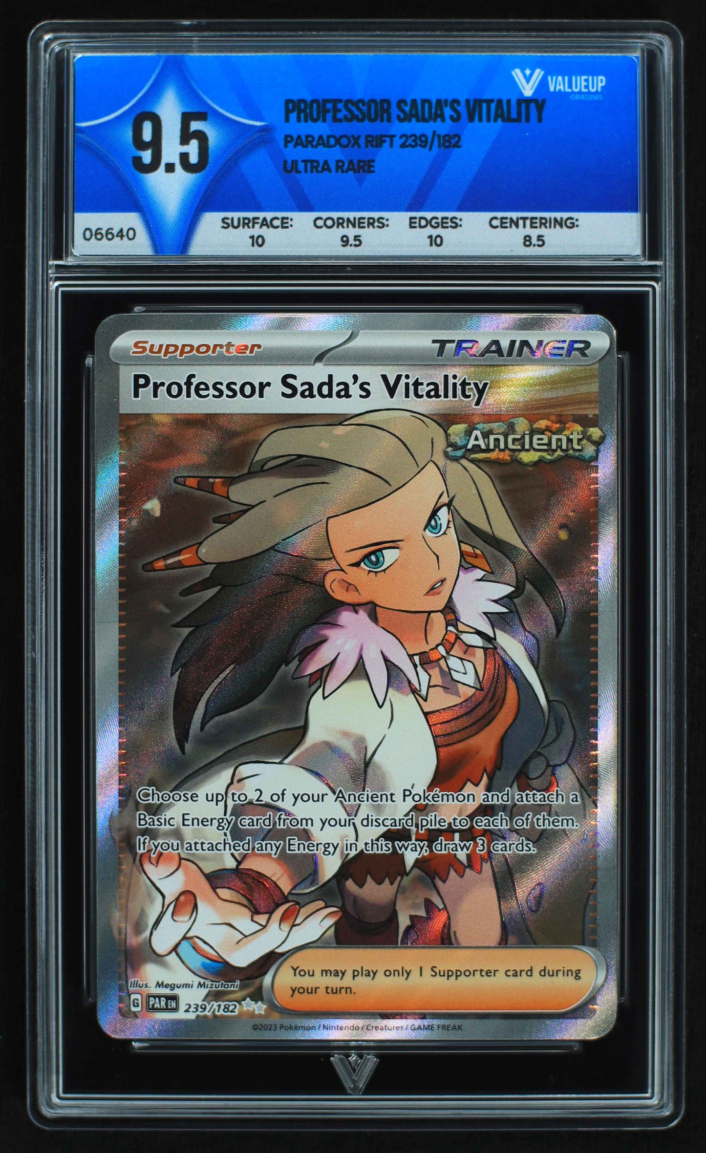 06640 PROFESSOR SADA'S VITALITY Grading Card