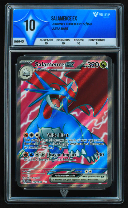 06643 SALAMANCE EX Grading Card