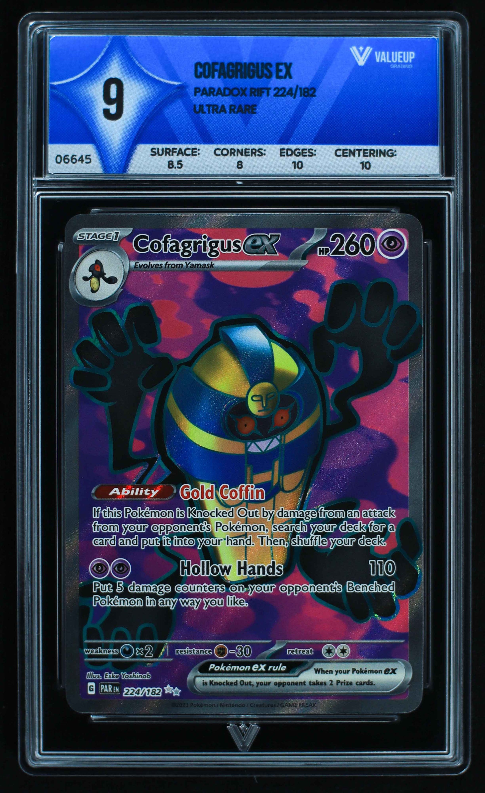 06645 CODAGRIGUS EX Grading Card