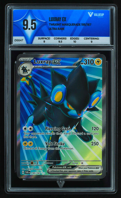 06647 LUXRAY EX Grading Card