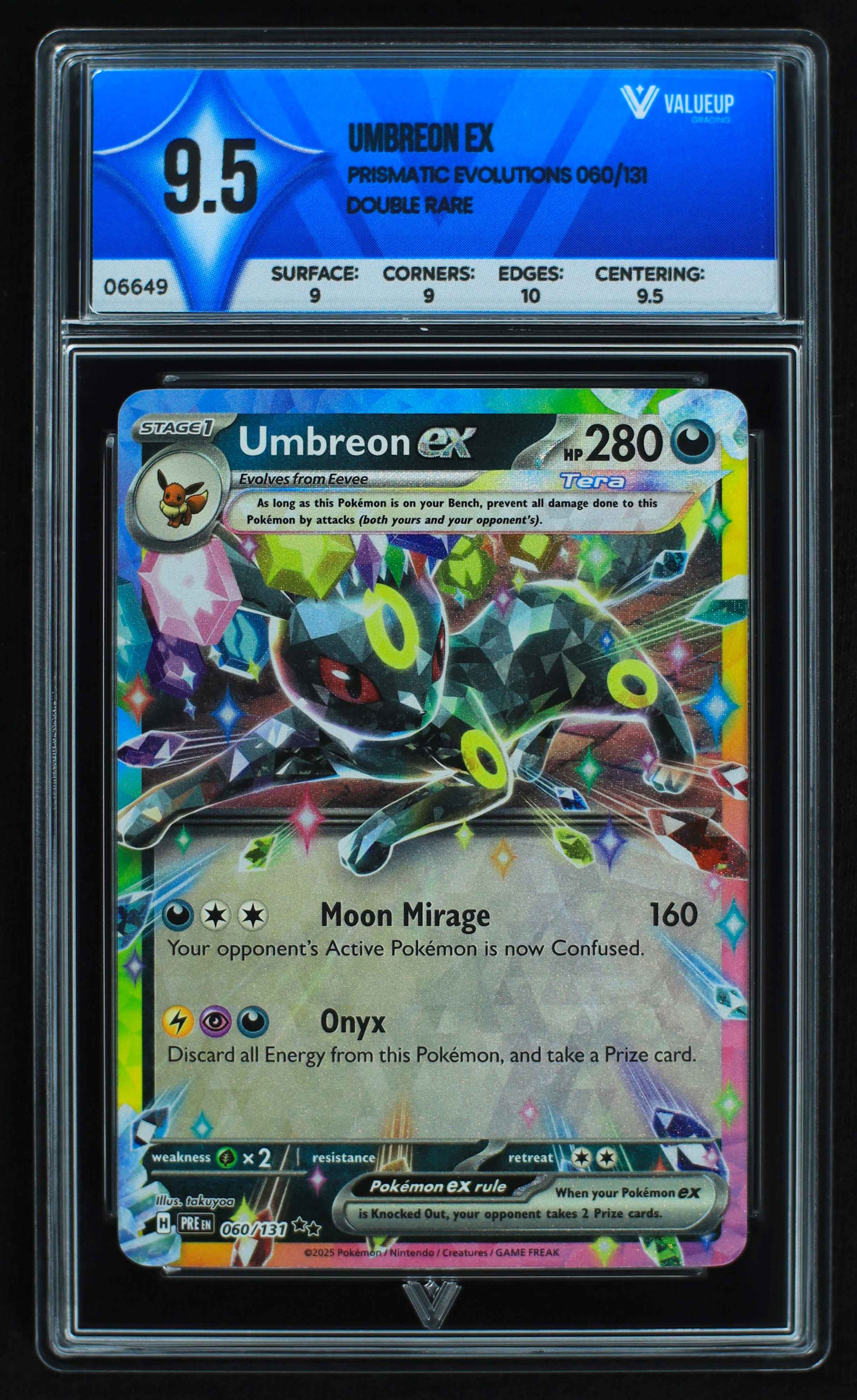 06649 UMBREON EX Grading Card
