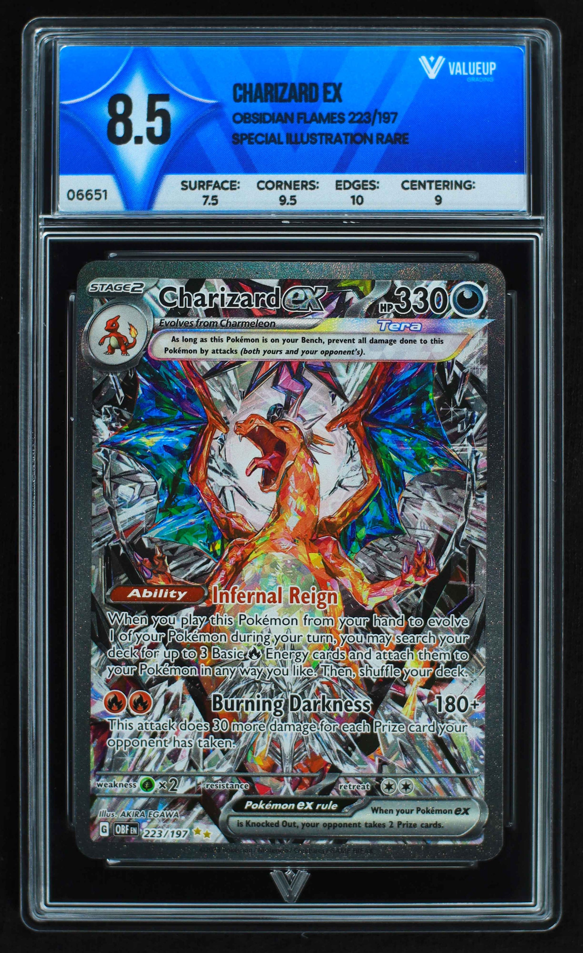 06651 CHARIZARD EX Grading Card