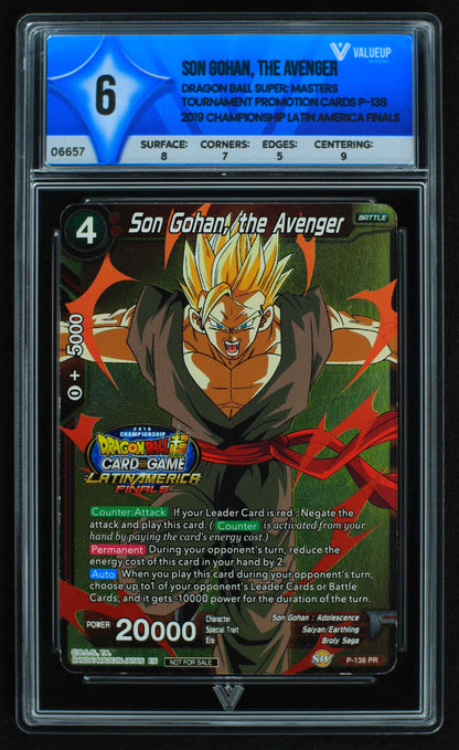 06657 SON GOHAN, THE AVENGER Grading Card