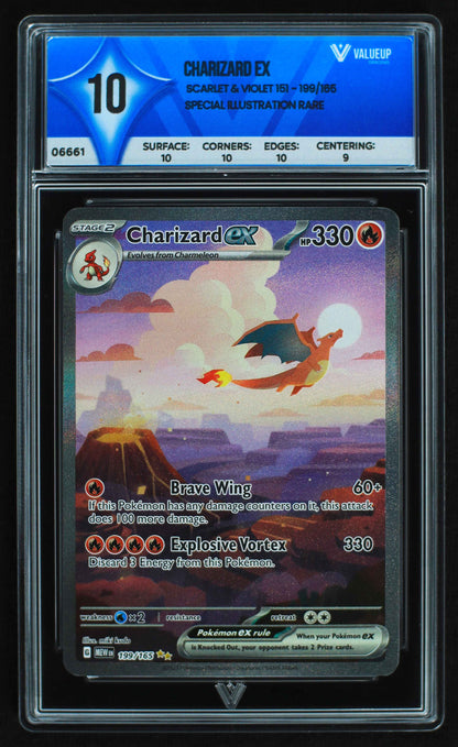 06661 CHARIZARD EX Grading Card