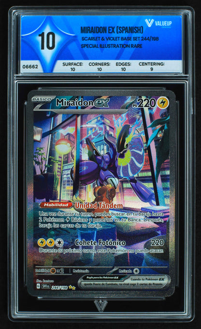 06662 MIRAIDON EX (SPANISH) Grading Card