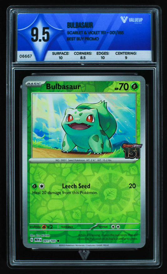 06667 BULBASAUR Grading Card