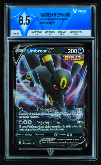 06683 UMBREON V (SPANISH) Grading Card