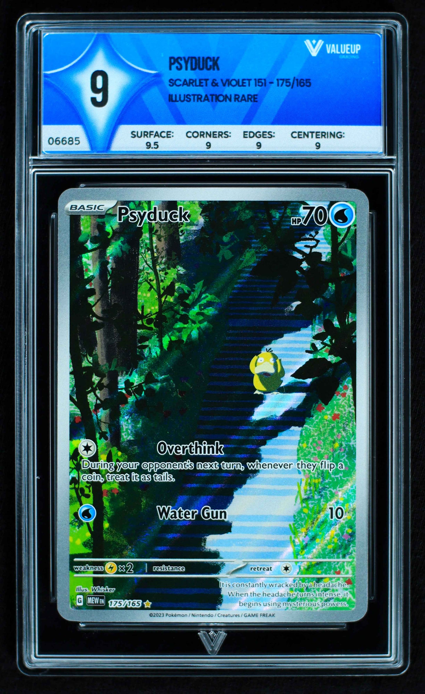 06685 PSYDUCK Grading Card