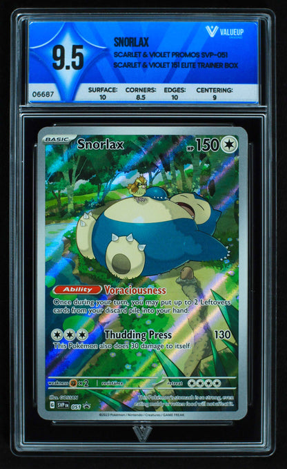06687 SNORLAX Grading Card