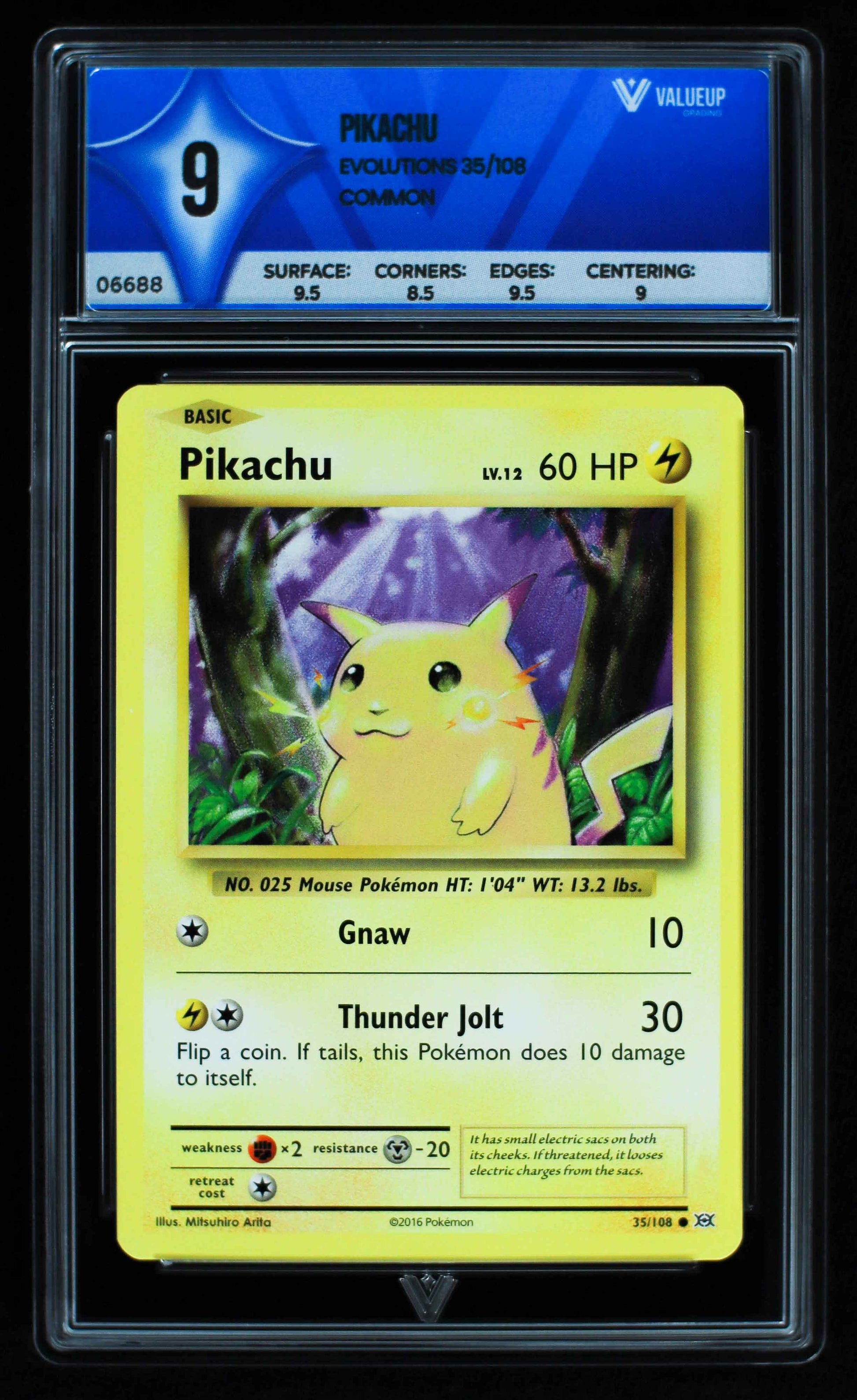 06688 PIKACHU Grading Card