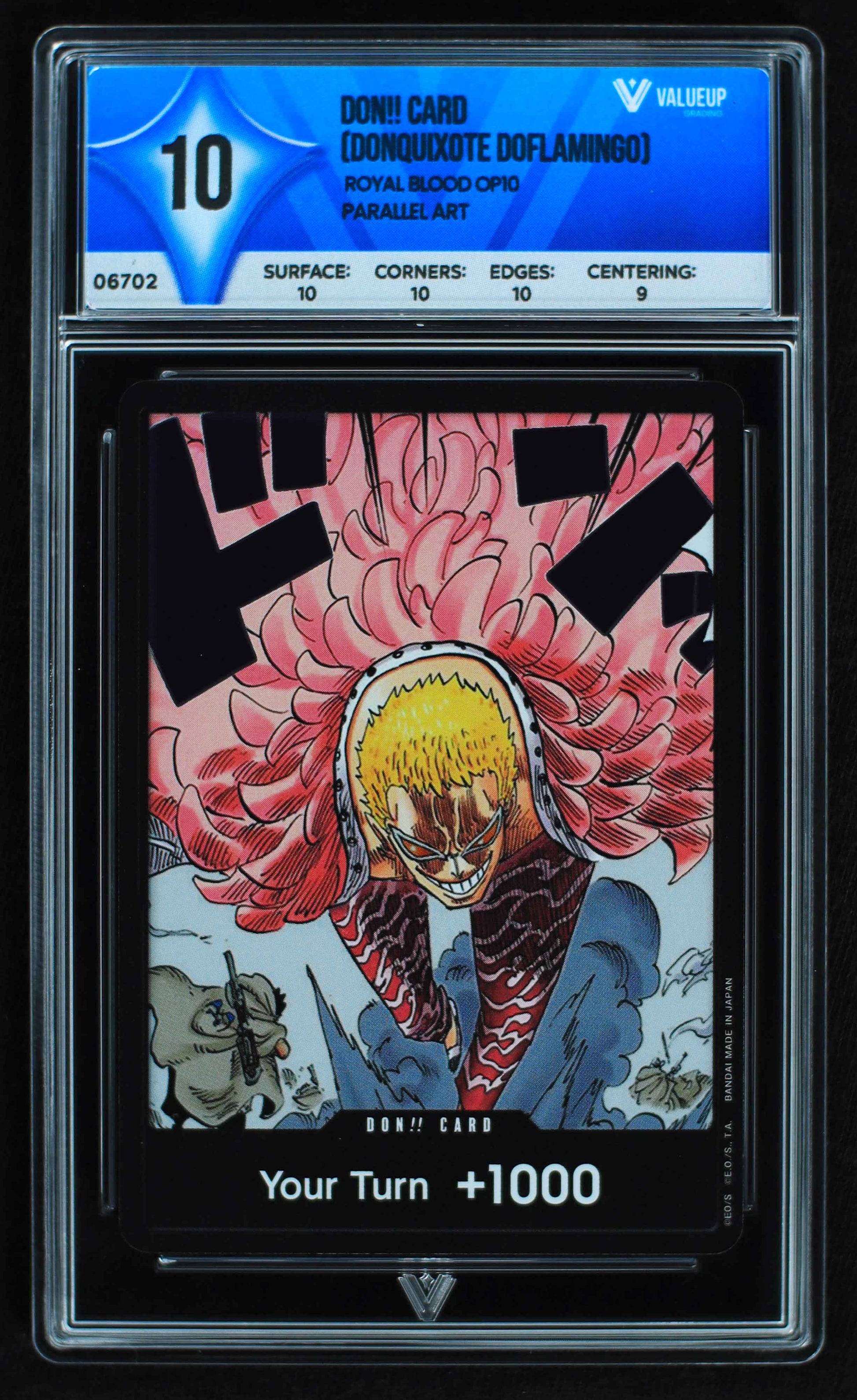06702 DON!! CARD (DONQUIXOTE DOFLAMINGO) Grading Card